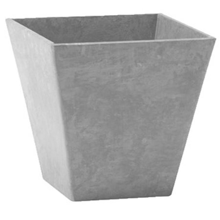 BOOK PUBLISHING CO 10 in. Novelty Square Ella Grey Planter GR2527702